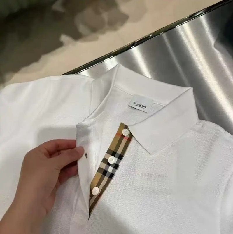Burberry Burberry Men's Short Sleeve Cotton Polo Size US S / EU 44-46 / 1 - 7 Thumbnail