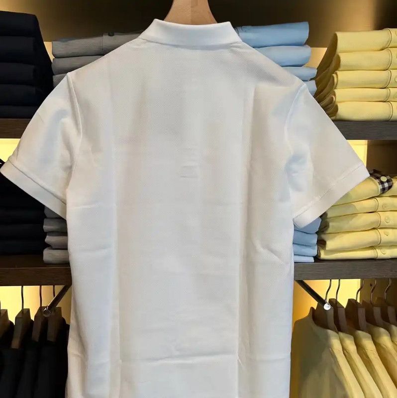Burberry Burberry White Logo Short Sleeve Polo Shirt Size US XXL / EU 58 / 5 - 3 Thumbnail