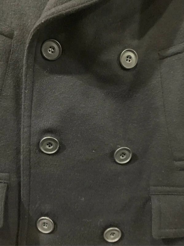 Burberry Burberry Black Wool Men's Coat Size US M / EU 48-50 / 2 - 6 Thumbnail