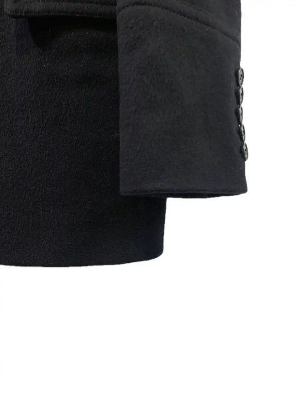 Burberry Burberry Black Wool Men's Coat Size US M / EU 48-50 / 2 - 5 Thumbnail