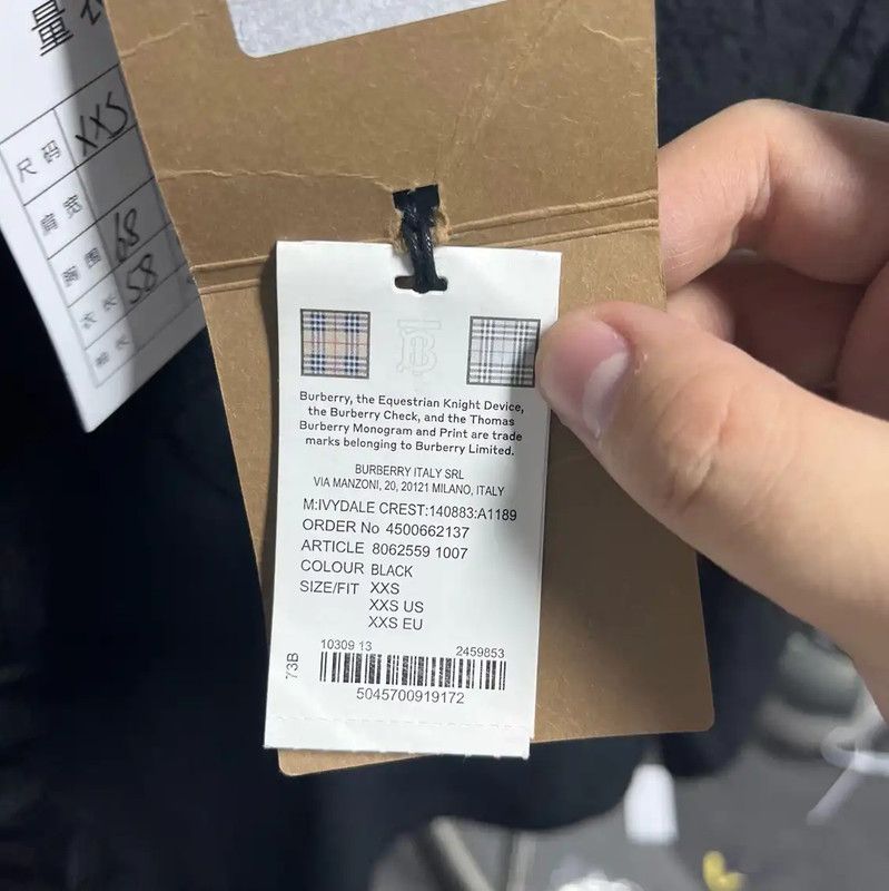 Burberry Burberry Black Men's Hoodie in XXS Size Size US XXS / EU 40 - 5 Thumbnail