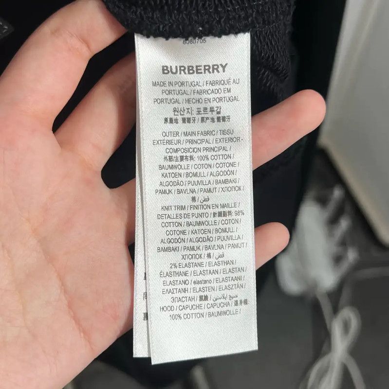 Burberry Burberry Black Men's Jacket with Check Hood Size US M / EU 48-50 / 2 - 4 Thumbnail