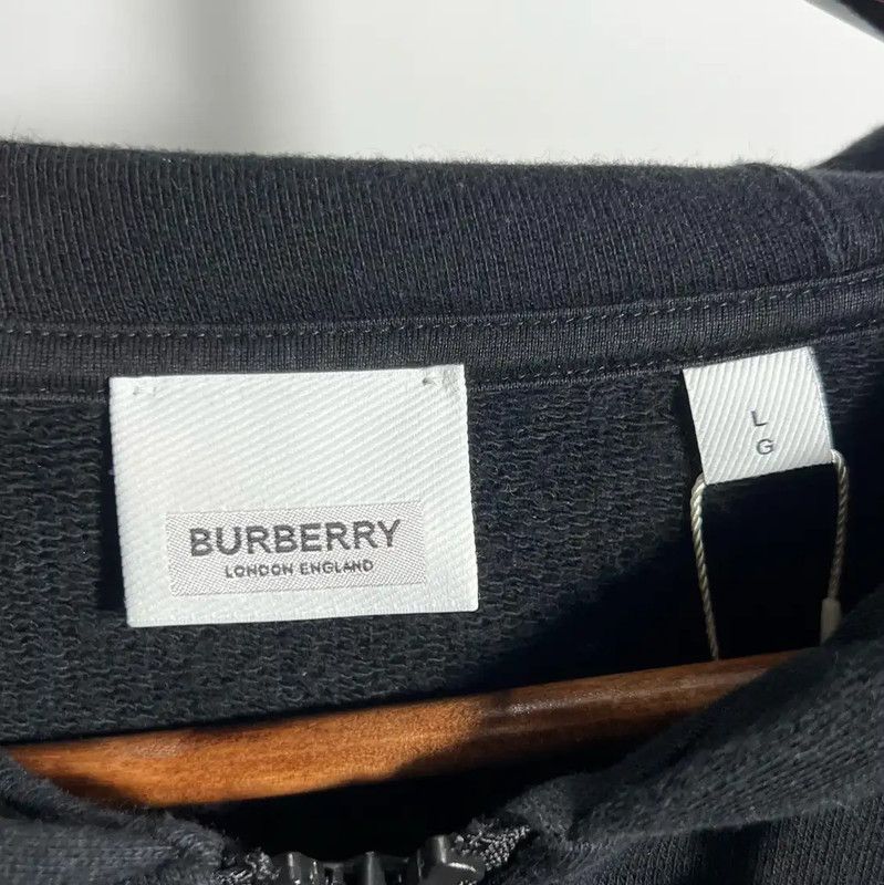 Burberry Burberry Black Cotton Men's Jacket Size US L / EU 52-54 / 3 - 3 Thumbnail