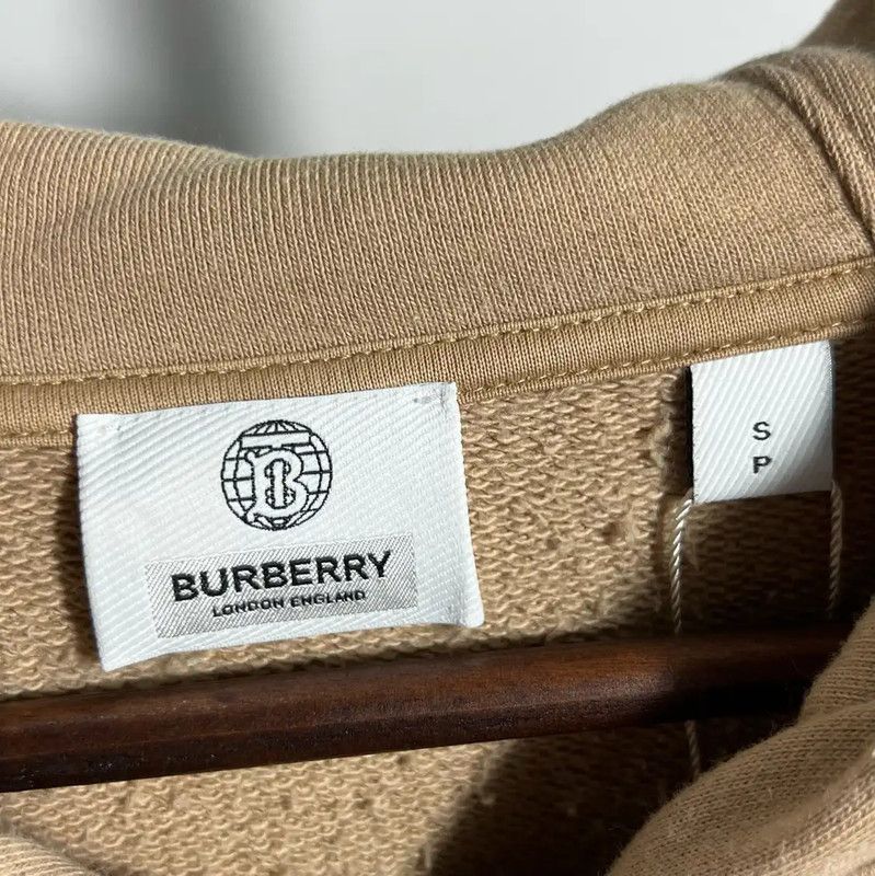 Burberry Burberry Beige Cotton Hoodie for Men Size US S / EU 44-46 / 1 - 3 Thumbnail