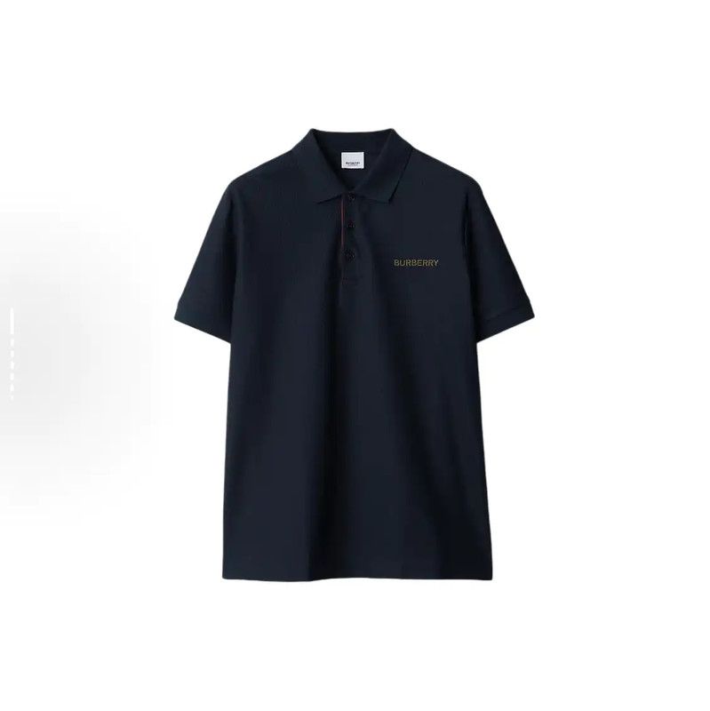 Burberry Burberry Summer Blue Cotton Polo Shirt Size US S / EU 44-46 / 1 - 6 Thumbnail