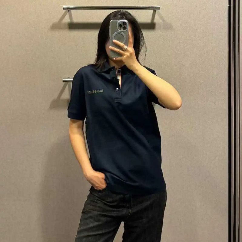 Burberry Burberry Summer Blue Logo Polo Shirt Size US XL / EU 56 / 4 - 4 Thumbnail