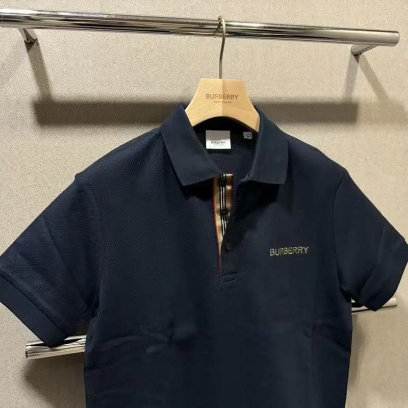 Burberry Burberry Summer Blue Logo Polo Shirt Size US XL / EU 56 / 4 - 2 Thumbnail