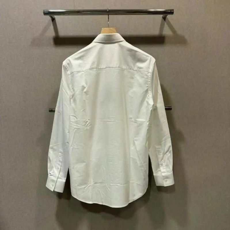 Burberry Burberry Men's Long Sleeve White Logo Shirt Size US L / EU 52-54 / 3 - 7 Thumbnail