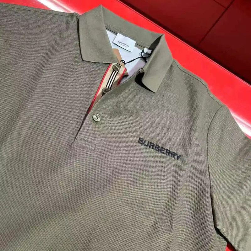 Burberry Burberry Men's Summer Green Cotton Polo Size US M / EU 48-50 / 2 - 7 Thumbnail