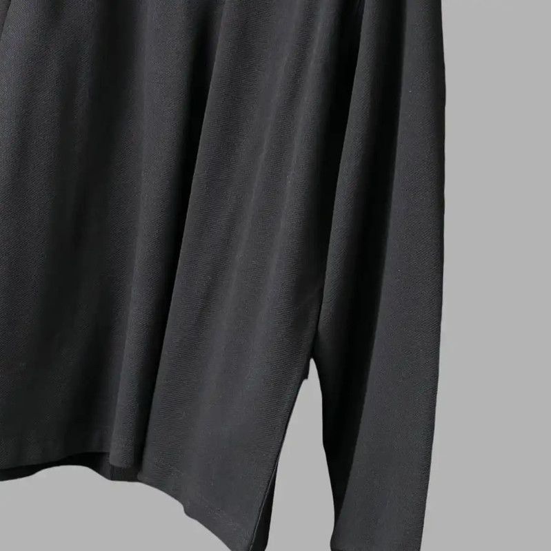 Burberry Burberry Black Long Sleeve Polo for Men Size US XXL / EU 58 / 5 - 4 Thumbnail
