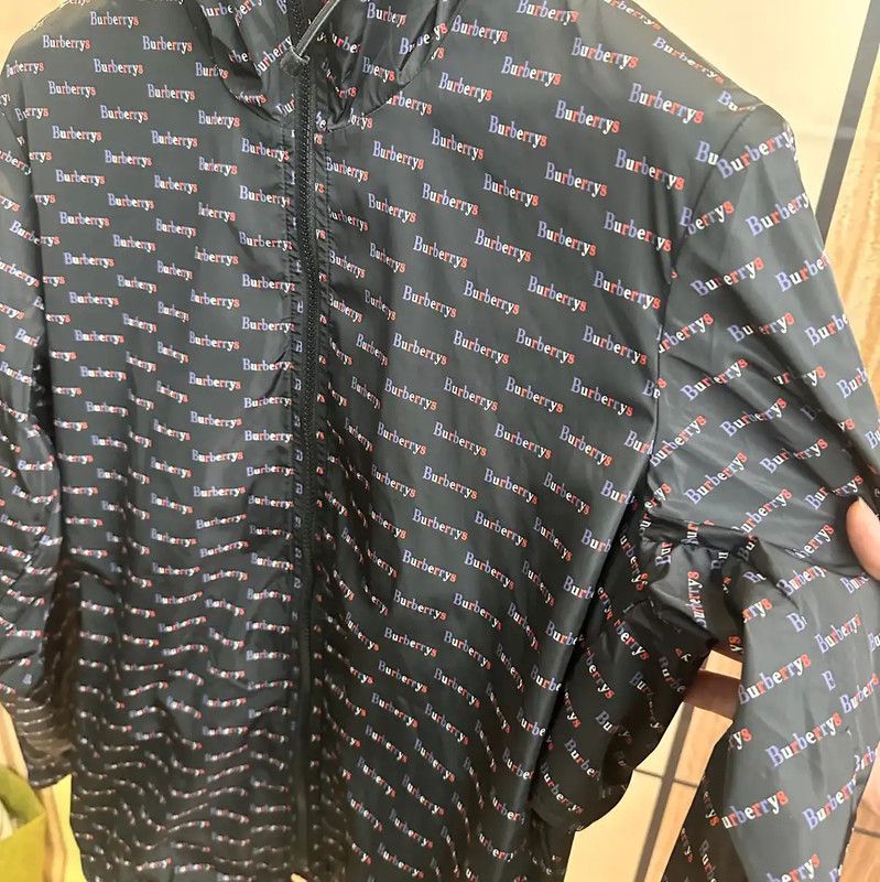 Burberry Burberry Men's Jacket in Black Polyester Size US L / EU 52-54 / 3 - 3 Thumbnail