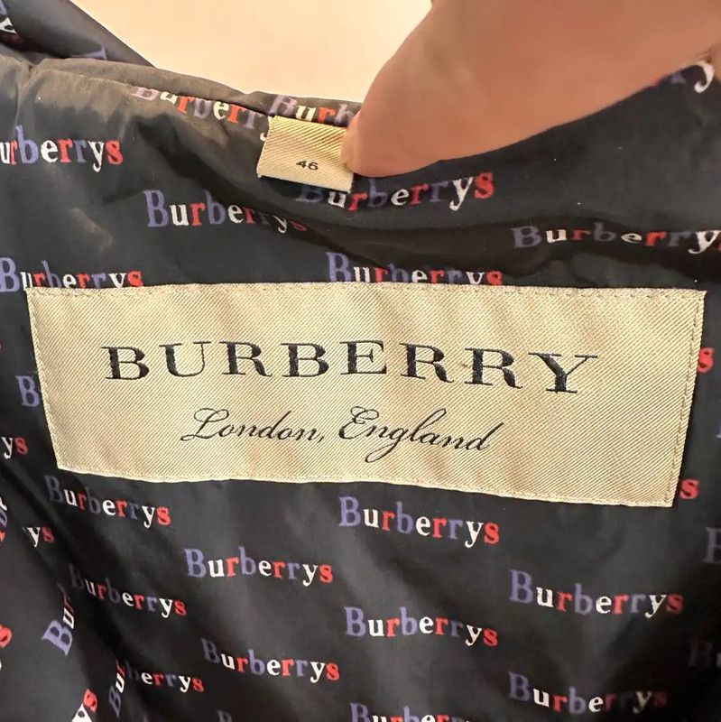 Burberry Burberry Men's Jacket in Black Polyester Size US L / EU 52-54 / 3 - 4 Thumbnail