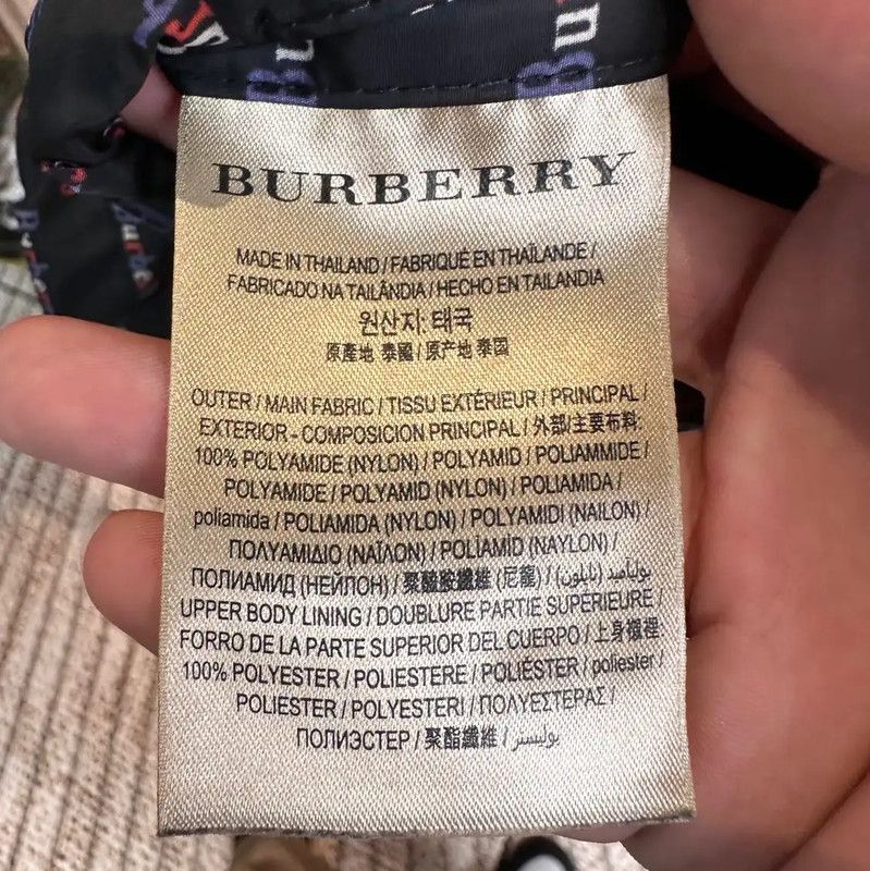 Burberry Burberry Men's Jacket in Black Polyester Size US L / EU 52-54 / 3 - 5 Thumbnail