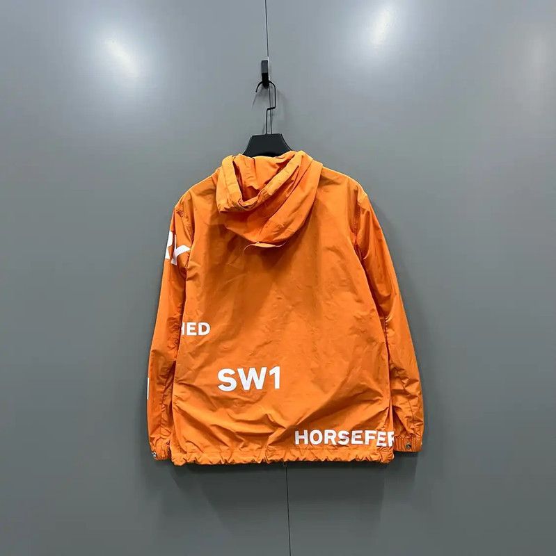 Burberry Burberry Men's Orange Spring Autumn Jacket Size US M / EU 48-50 / 2 - 2 Thumbnail