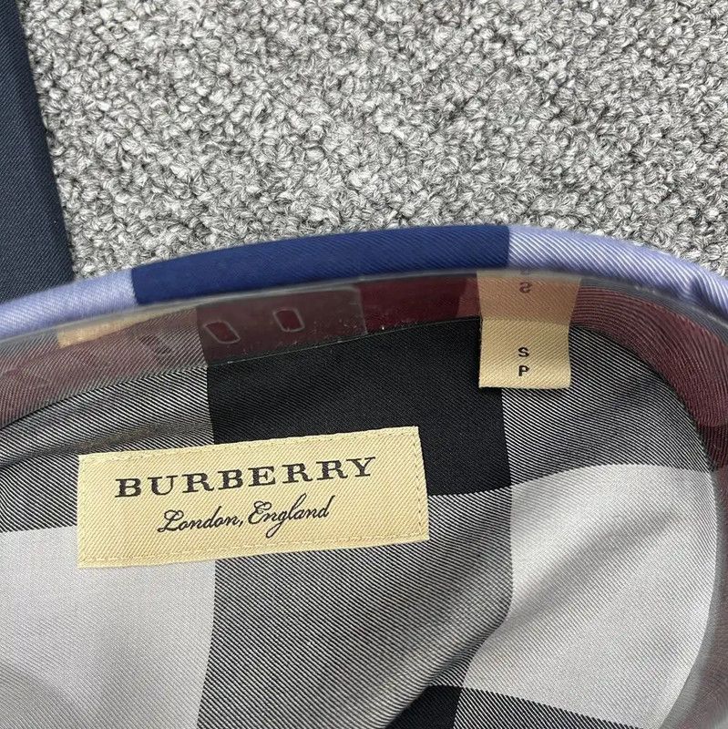 Burberry Burberry Red Cotton Check Long Sleeve Shirt Size US S / EU 44-46 / 1 - 3 Thumbnail