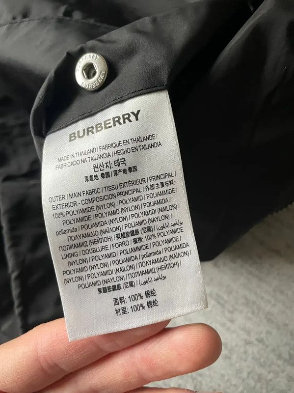 Burberry Burberry Black Lightweight Men's Hooded Jacket Size US XL / EU 56 / 4 - 7 Thumbnail