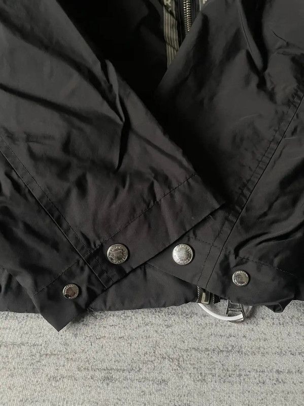 Burberry Burberry Black Lightweight Men's Hooded Jacket Size US XL / EU 56 / 4 - 6 Thumbnail