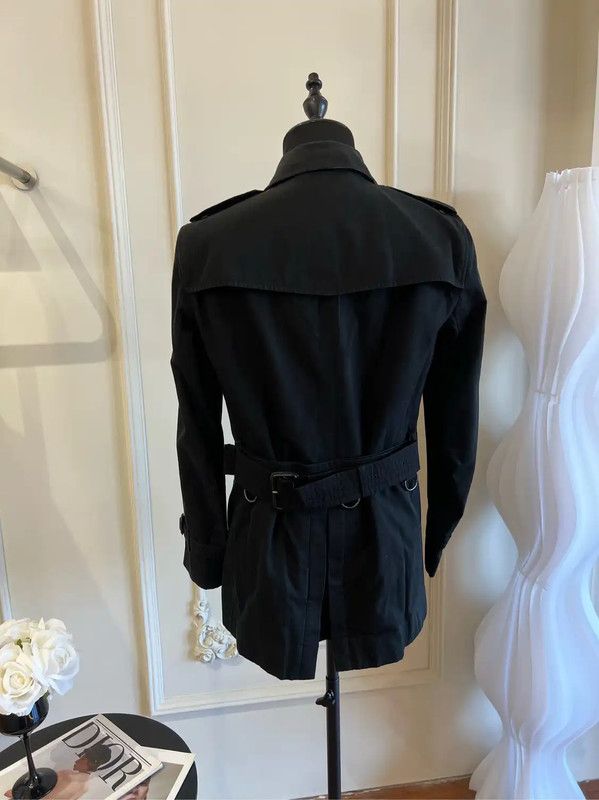 Burberry Burberry Black Cotton Men's Windbreaker Coat Size US L / EU 52-54 / 3 - 2 Thumbnail