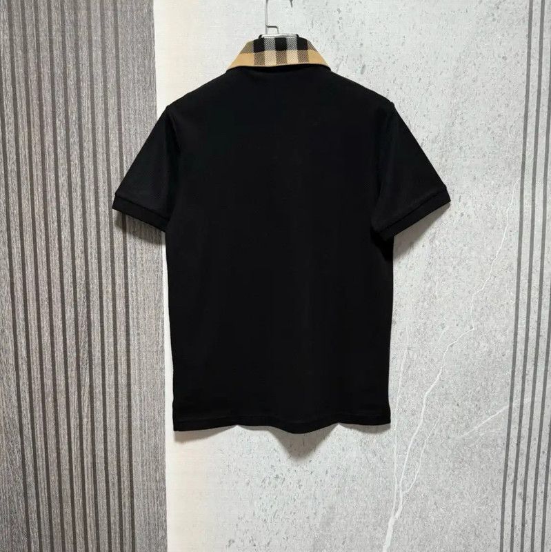 Burberry Burberry Men's Black Logo Check Polo Shirt Size US XL / EU 56 / 4 - 2 Thumbnail