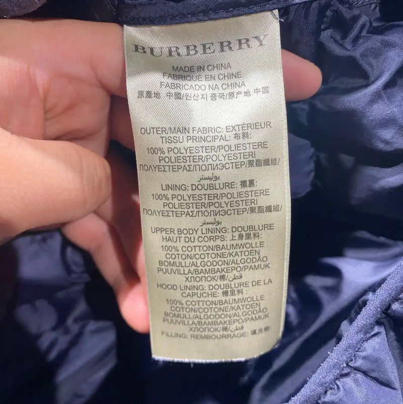 Burberry Burberry Men's Blue Down Jacket Size L Size US L / EU 52-54 / 3 - 4 Thumbnail