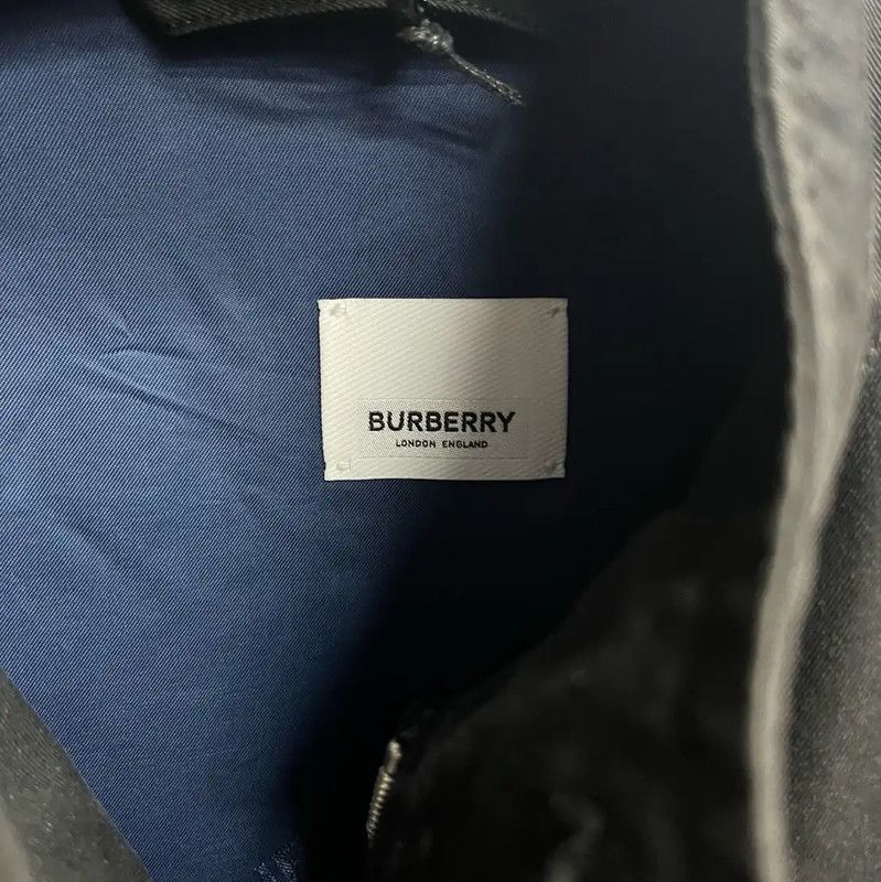 Burberry Burberry Black Cotton Men's Jacket Size US L / EU 52-54 / 3 - 4 Thumbnail