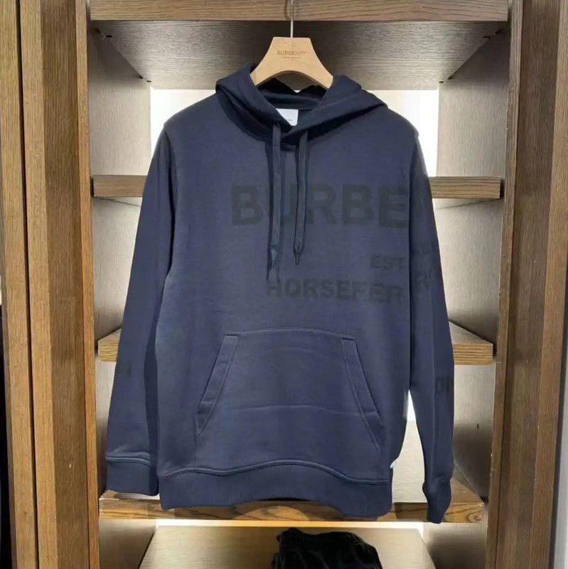 Burberry Burberry Logo Men's Hooded Sweatshirt Size US M / EU 48-50 / 2 - 2 Thumbnail
