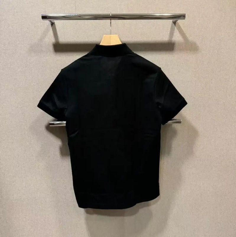 Burberry Burberry Black Cotton Logo Short Sleeve Polo Size US S / EU 44-46 / 1 - 5 Thumbnail