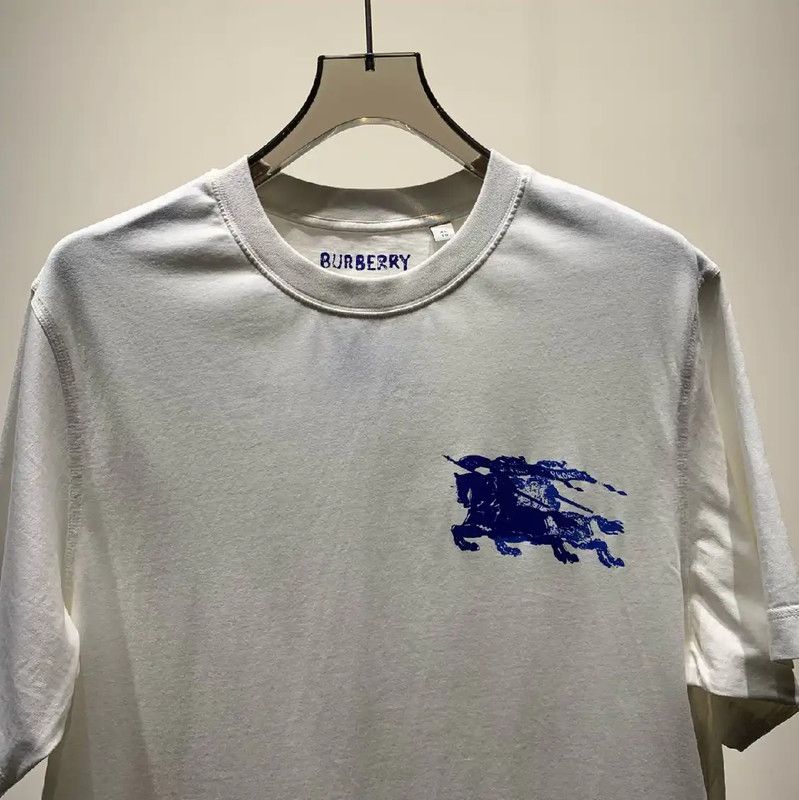 Burberry Burberry White Cotton Men's T-shirt XL Size US XL / EU 56 / 4 - 3 Thumbnail