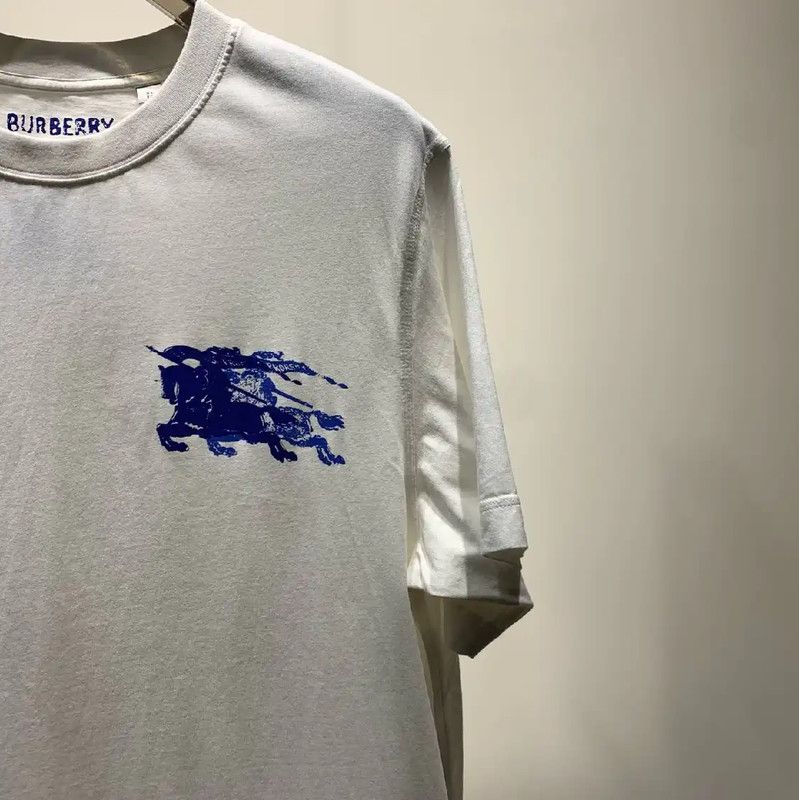 Burberry Burberry White Cotton Men's T-shirt XL Size US XL / EU 56 / 4 - 5 Thumbnail