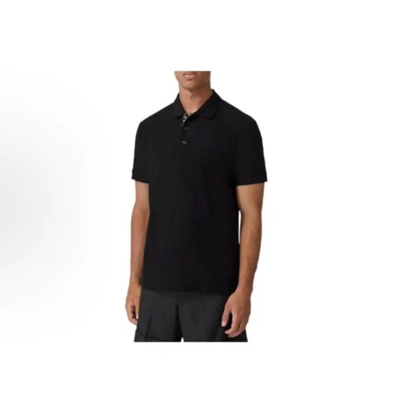 Burberry Burberry Black Cotton Men's Polo Shirt Size US S / EU 44-46 / 1 - 7 Thumbnail
