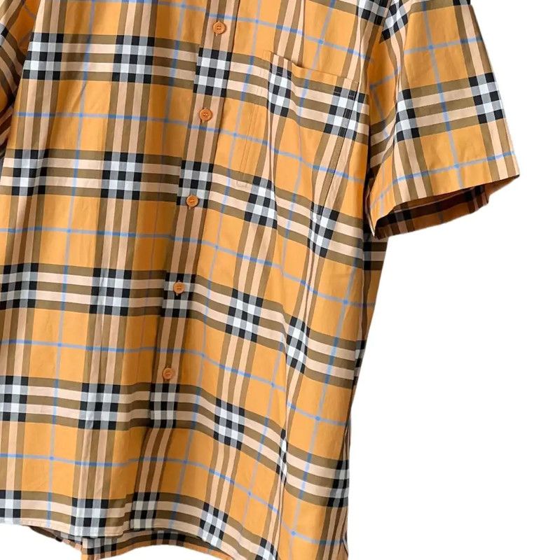 Burberry Burberry Classic Khaki Check Short Sleeve Shirt Size US XS / EU 42 / 0 - 4 Thumbnail
