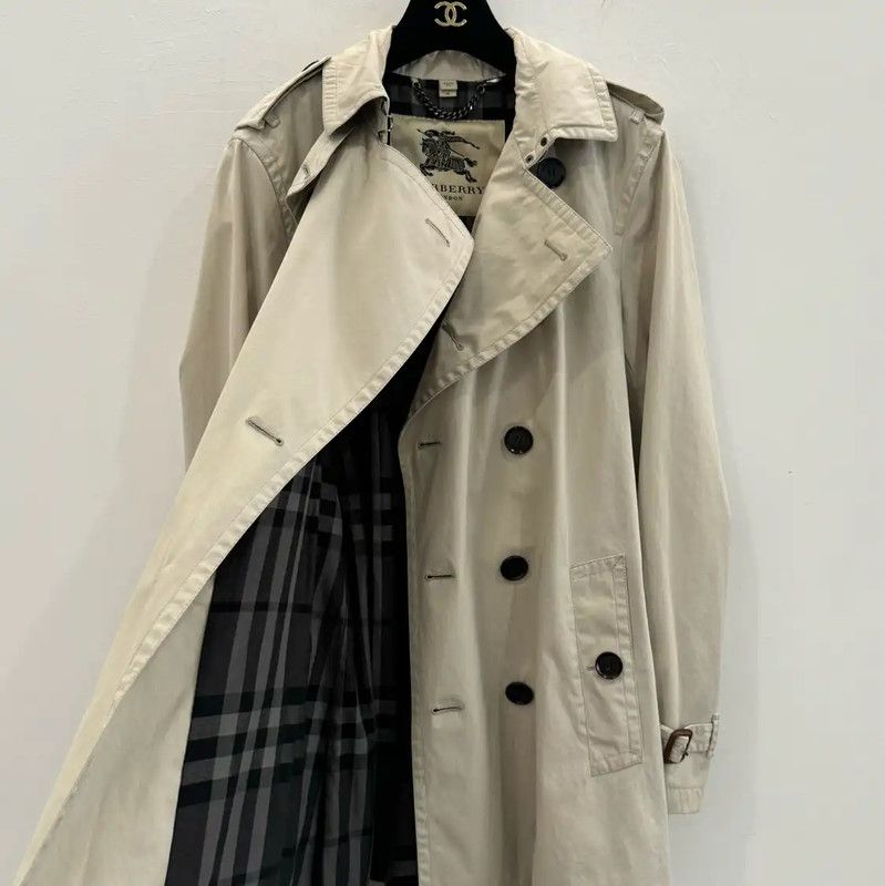 Burberry Burberry Men's Beige Cotton Trench Coat Size US S / EU 44-46 / 1 - 3 Thumbnail
