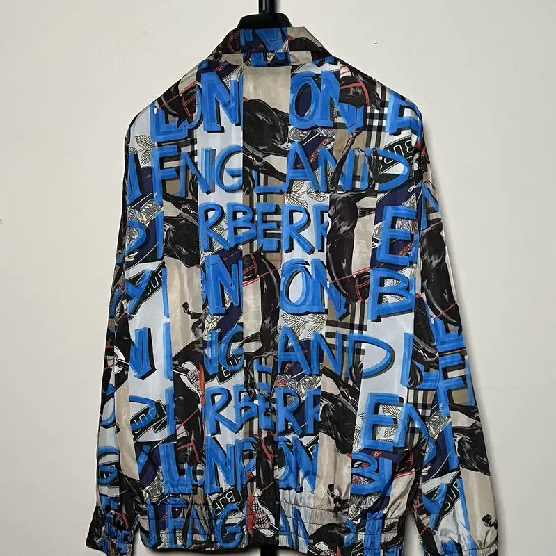 Burberry Burberry Colorful Graphic Men's Jacket Size US XL / EU 56 / 4 - 2 Thumbnail