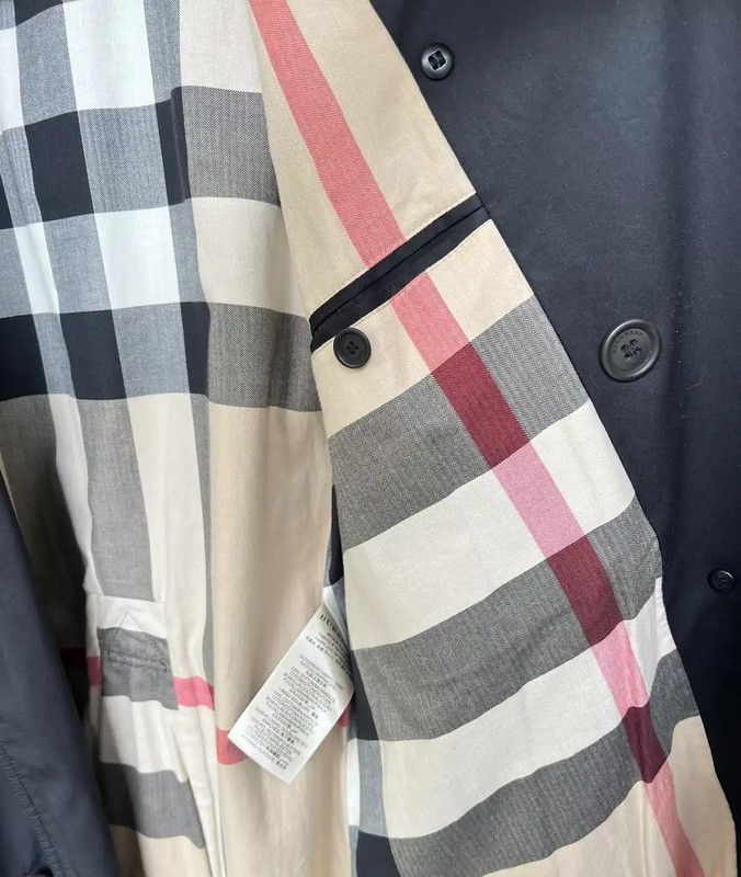 Burberry Burberry Black Cotton Men's Coat Size US M / EU 48-50 / 2 - 7 Thumbnail