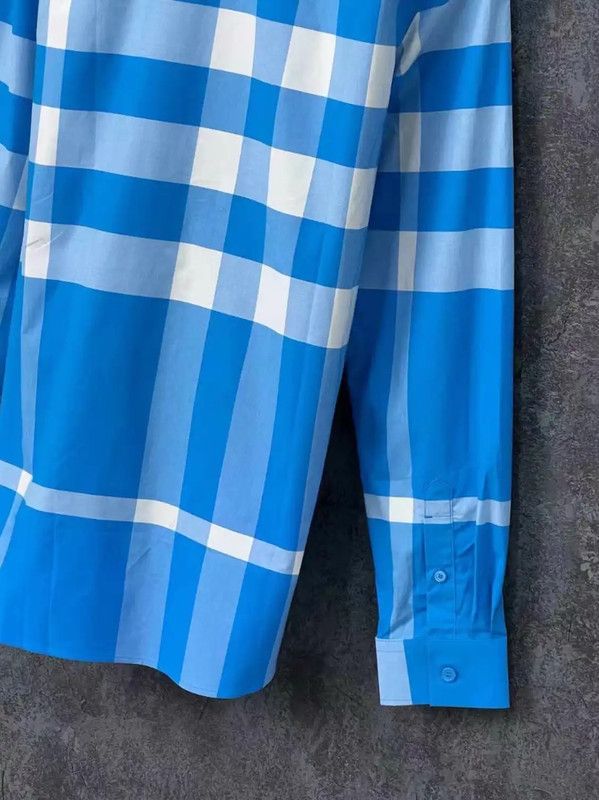 Burberry Burberry Spring Casual Blue Long Sleeve Shirt Size US M / EU 48-50 / 2 - 5 Thumbnail