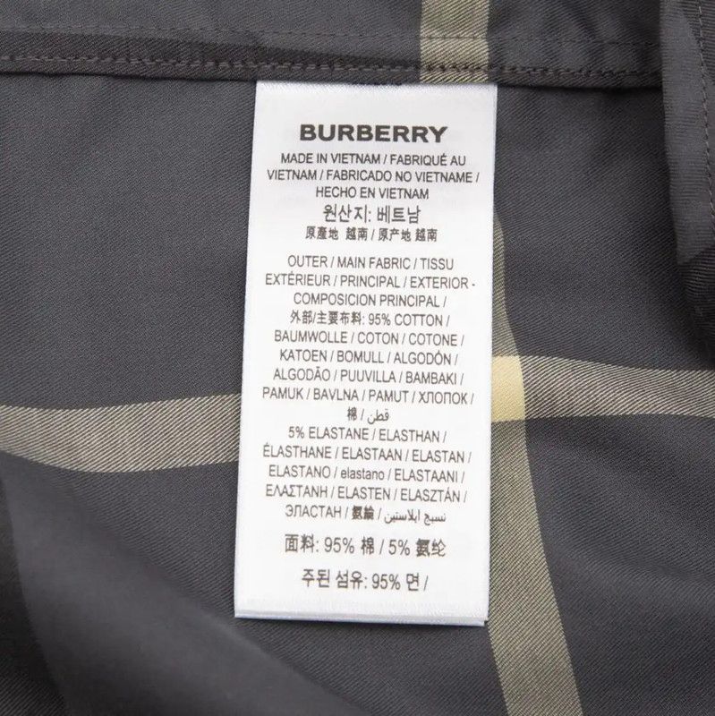 Burberry Burberry Multi-Color Plaid Long Sleeve Shirt Size US S / EU 44-46 / 1 - 8 Thumbnail