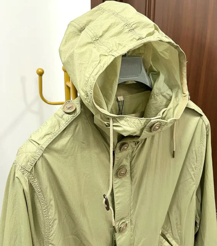 Burberry Burberry Khaki Green Men's Trench Coat Size US XL / EU 56 / 4 - 2 Thumbnail