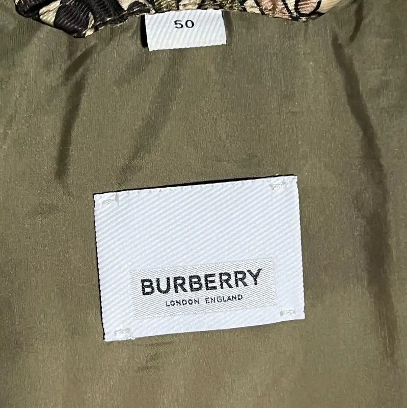 Burberry Burberry Green Recycled Fiber Men's Jacket Size US XL / EU 56 / 4 - 4 Thumbnail