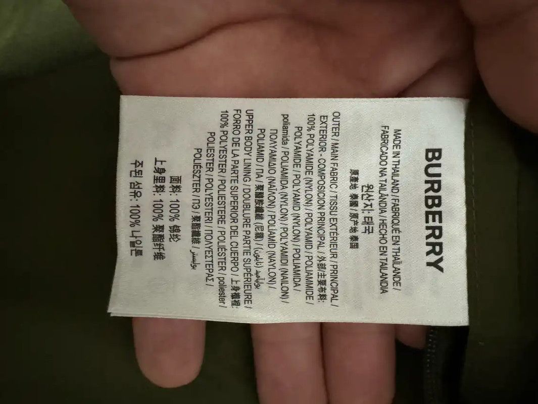 Burberry Burberry Military Green Nylon Hooded Jacket Size US XS / EU 42 / 0 - 5 Thumbnail