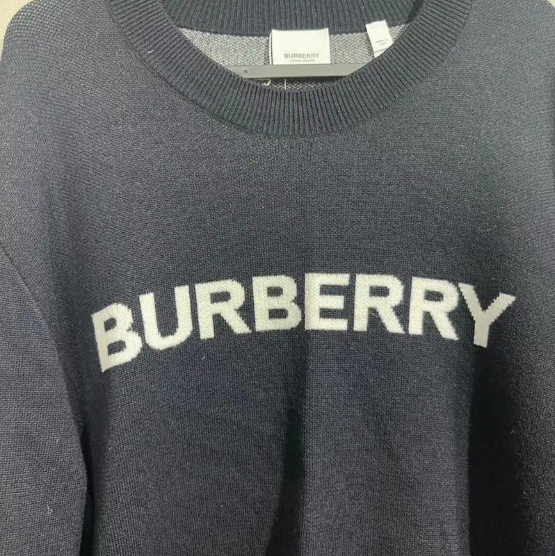 Burberry Burberry Men's Wool Blend Knit Sweater Size US L / EU 52-54 / 3 - 2 Thumbnail