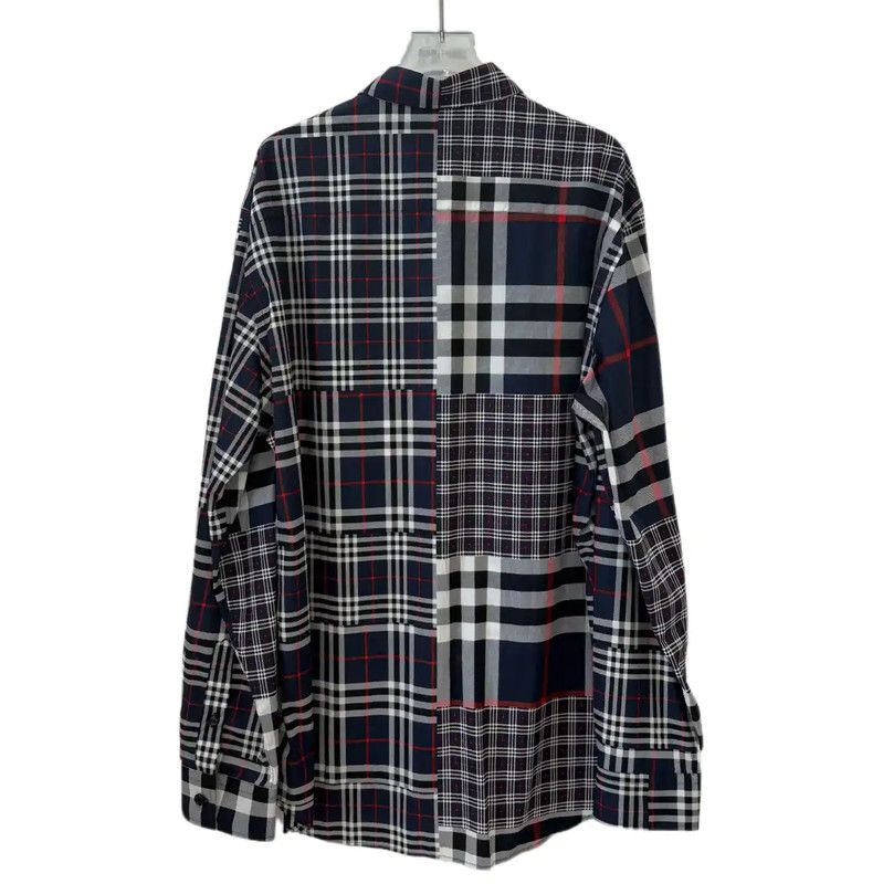 Burberry Burberry Color Blocked Cotton Shirt for Men Size US XXL / EU 58 / 5 - 2 Thumbnail