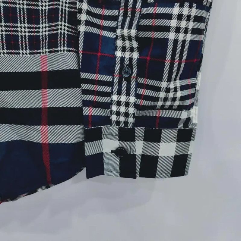 Burberry Burberry Color Blocked Cotton Shirt for Men Size US XXL / EU 58 / 5 - 4 Thumbnail