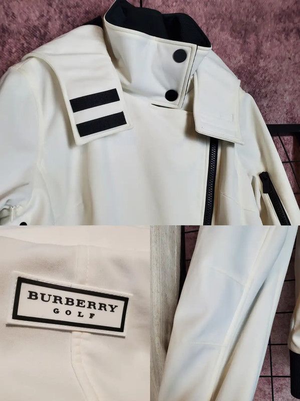 Burberry Burberry Men's White Spring Autumn Hooded Jacket Size US M / EU 48-50 / 2 - 4 Thumbnail