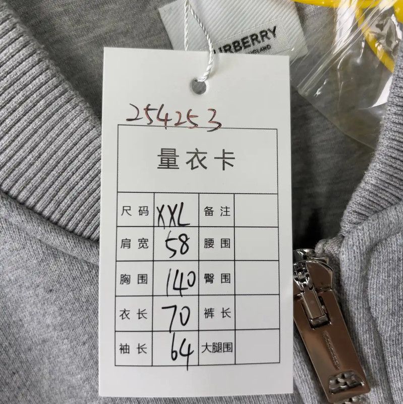 Burberry Burberry Men's Oversized Grey Outerwear Jacket Size US XXL / EU 58 / 5 - 3 Thumbnail