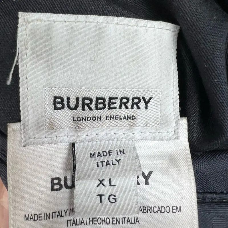 Burberry Burberry Navy Cotton Men's Bomber Jacket Size US XL / EU 56 / 4 - 5 Thumbnail
