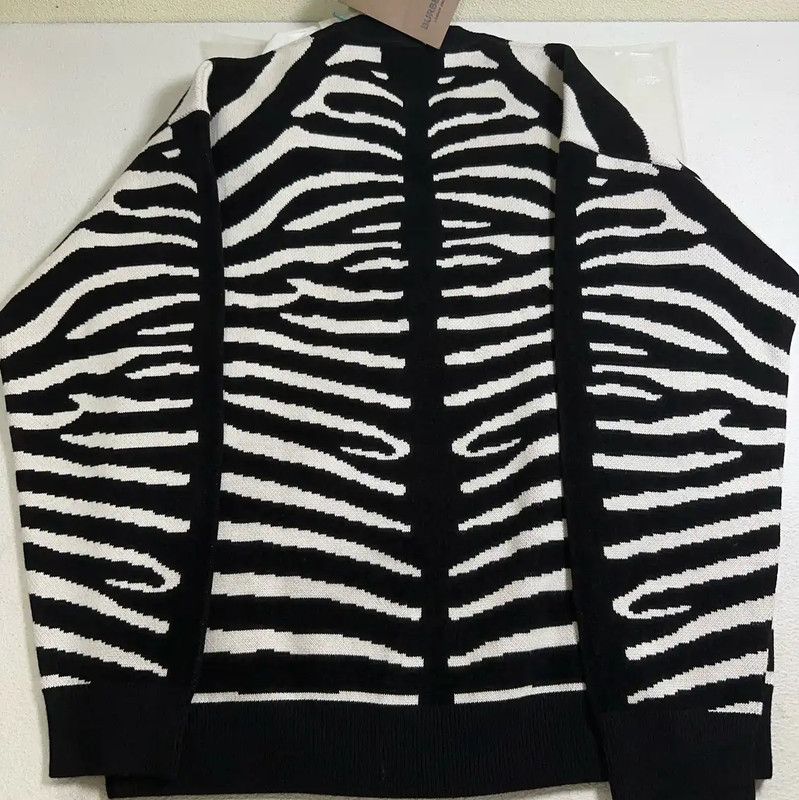 Burberry Burberry Black Wool Knit Sweater for Men Size US M / EU 48-50 / 2 - 2 Thumbnail