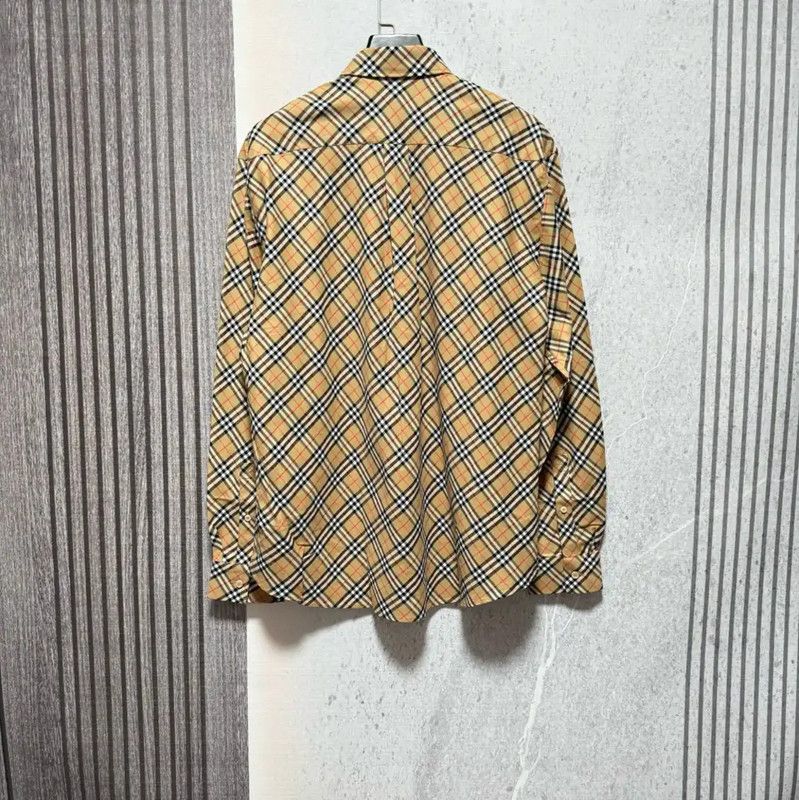 Burberry Burberry Men's L Size Khaki Logo Shirt Size US L / EU 52-54 / 3 - 2 Thumbnail