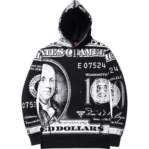 Supreme Supreme Ben Franklin Hoodie FW13 Black (M) | Grailed