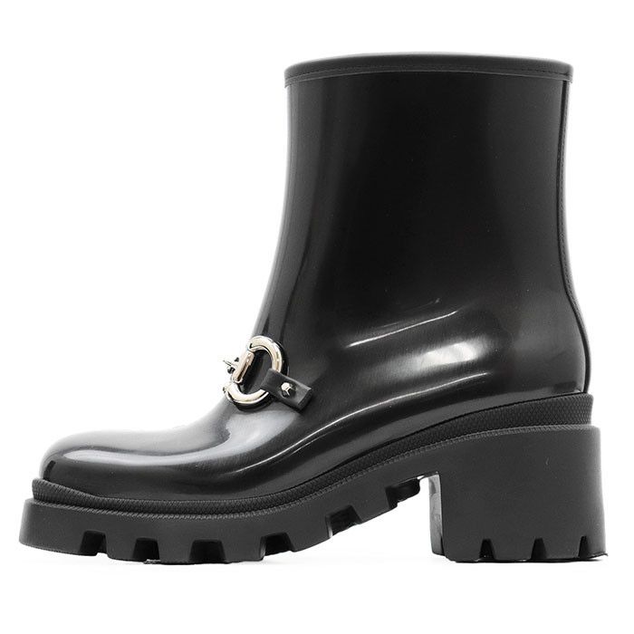 Gucci Gucci Gucci Horsebit Snake Sole Rain Boots Rubber Boots Plastic Shoes 670407 JCCP0 1000 DUTY FREE for USA Size ONE SIZE - 4 Thumbnail