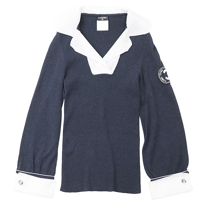 Chanel Chanel Chanel 08C P32410 Cotton Blend Top Cotton Tops 08C P32410 DUTY FREE for USA Size ONE SIZE - 11 Thumbnail